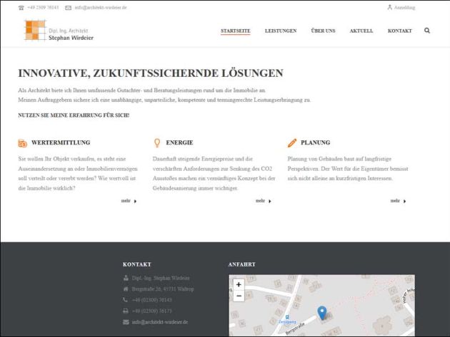 Architekt Stephan Wirdeier