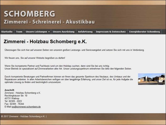 Holzbau Schomberg